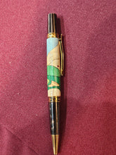 Load image into Gallery viewer, Inlaid Wood Golf Green, Pen Ballpoint Handmade
