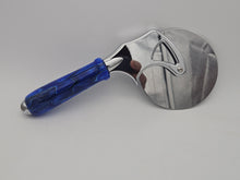 Load image into Gallery viewer, Pizza Pie Cutter, Blue Hawaii Color Swirl
