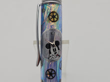 Load image into Gallery viewer, Mickey Watch Dial on Blue Irridescent Color Changing Background Mouse Disney