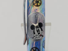 Load image into Gallery viewer, Mickey Watch Dial on Blue Irridescent Color Changing Background Mouse Disney