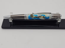 Load image into Gallery viewer, B-17E PEN WWII AIRCRAFT "NAUGHTY BUT NICE" FLYING FORTRESS WARBIRD With Authentic Metal Embedded PEARL HARBOR VETERAN Ballpoint Pen Handmade