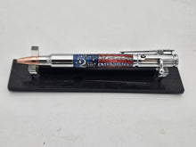 Load image into Gallery viewer, Bolt Action Rifle Pen 2nd Amendment Right to Bear Arms Colorful U.S. Flag 30 Caliber