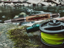 Load image into Gallery viewer, Cutthroat Trout Wood Inlay Ballpoint Pen Handmade