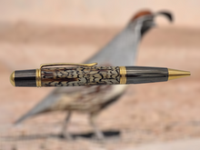 Load image into Gallery viewer, Quail Bird Feather Ballpoint Pen Real Feathers