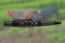 Load image into Gallery viewer, Jungle Cock Bird Feather Ballpoint Pen Real Feathers