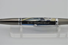 Load image into Gallery viewer, B-17F "Flying Fortress" "Memphis Belle" WWII WARBIRD With Authentic Metal Embedded into this Ballpoint Pen Handmade