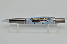 Load image into Gallery viewer, D-DAY INVASION LEAD AIRCRAFT C-47 "THATS ALL - BROTHER" Normandy WWII C47 Warbird Authentic Embedded Airplane Part Pen, RARE Custom Handmade