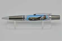 Load image into Gallery viewer, D-DAY INVASION LEAD AIRCRAFT C-47 "THATS ALL - BROTHER" Normandy WWII C47 Warbird Authentic Embedded Airplane Part Pen, RARE Custom Handmade