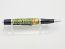 Load image into Gallery viewer, Green Computer Circuit Board PCB Pen, Handmade, Chrome Metal Components