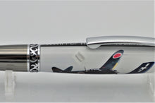 Load image into Gallery viewer, F6F HELLCAT and ZERO JAPANESE A6M5 WWII WARBIRD Relic Memorabilia Pen - Actual Material From Each Embedded, Certified LIMITED RARE