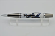Load image into Gallery viewer, F6F HELLCAT and ZERO JAPANESE A6M5 WWII WARBIRD Relic Memorabilia Pen - Actual Material From Each Embedded, Certified LIMITED RARE