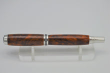 Load image into Gallery viewer, Rollerball or Fountain Ink Pen Exhibition Grade Thuya Burl Wood, Handmade, Custom Premium Components