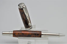 Load image into Gallery viewer, Rollerball or Fountain Ink Pen Exhibition Grade Thuya Burl Wood, Handmade, Custom Premium Components