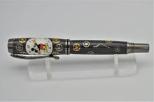 Load image into Gallery viewer, Mickey Watch Parts Pen Handcrafted Custom made with Retired White Watch Dial, Rollerball