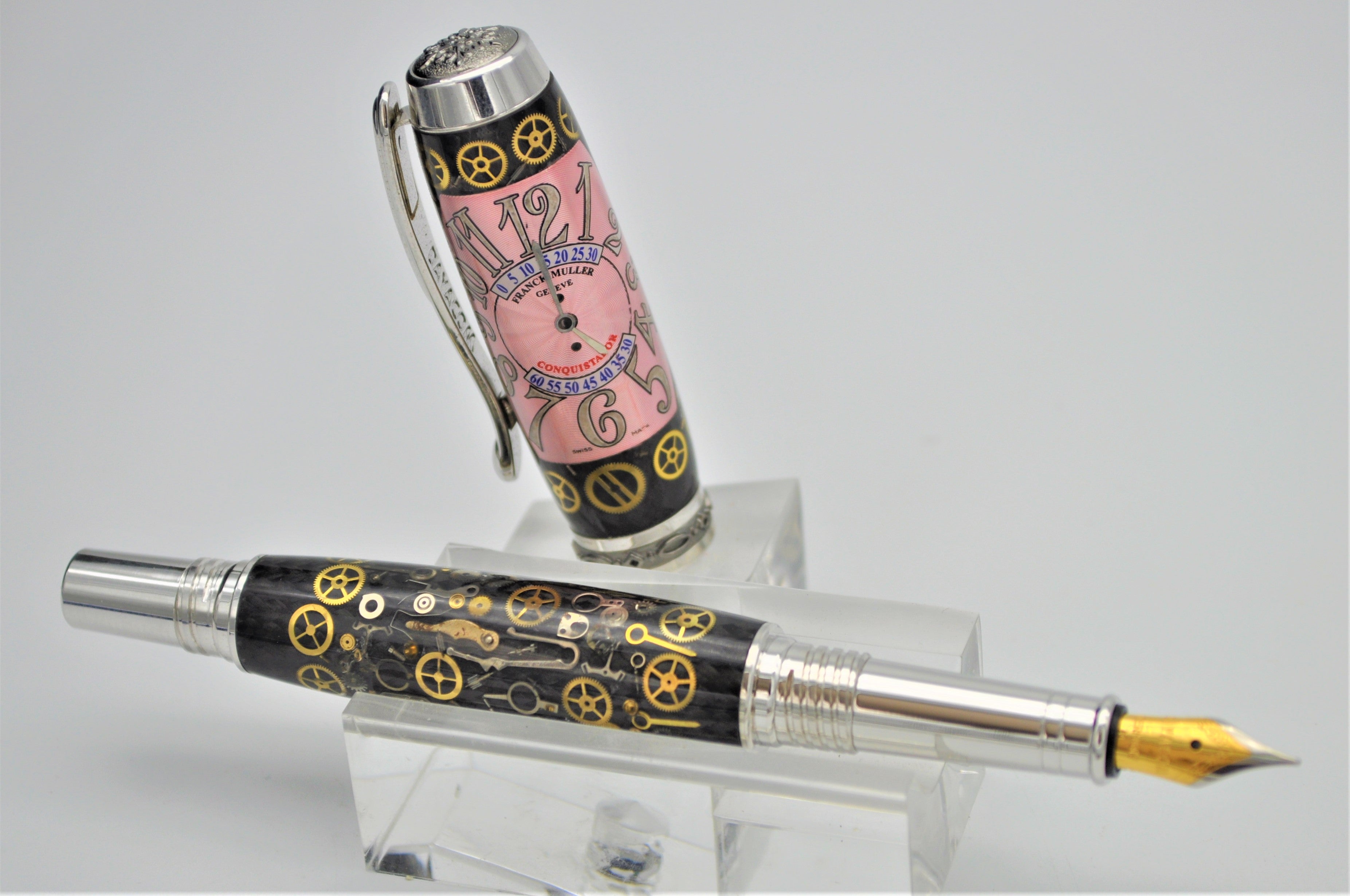 Highly Detailed Premium Watch Parts Pen Handcrafted Custom made with R Mission City Pens