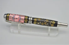 Load image into Gallery viewer, Highly Detailed Premium Watch Parts Pen Handcrafted Custom made with Retired Pink Franck Muller Watch Dial, Fountain
