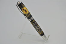 Load image into Gallery viewer, Highly Detailed Premium Mickey Watch Parts Pen Handcrafted Custom made with Retired Gold Watch Dial, Rollerball