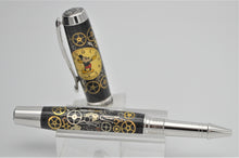Load image into Gallery viewer, Highly Detailed Premium Mickey Watch Parts Pen Handcrafted Custom made with Retired Gold Watch Dial, Rollerball