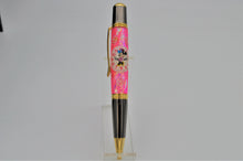Load image into Gallery viewer, Minnie Mouse Watch Custom Handmade into a Ballpoint Pen, Watch Parts, Gears, Steampunk
