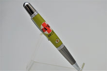 Load image into Gallery viewer, MASH M.A.S.H. 4077th TV SET Wood Relic Memorabilia Embedded Pen Ballpoint

