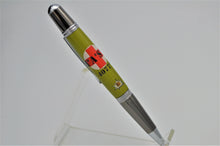 Load image into Gallery viewer, MASH M.A.S.H. 4077th TV SET Wood Relic Memorabilia Embedded Pen Ballpoint