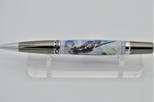 Load image into Gallery viewer, P-51B MUSTANG Ballpoint Pen, Handmade, Lt. William Lacey, With Authentic Aircraft Fragment From This WWII Aircraft