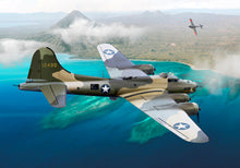 Load image into Gallery viewer, B-17E PEN WWII AIRCRAFT "NAUGHTY BUT NICE" FLYING FORTRESS WARBIRD With Authentic Metal Embedded PEARL HARBOR VETERAN Ballpoint Pen Handmade