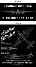 Load image into Gallery viewer, B-25 MITCHELL Warbird Pen WWII Aircraft Pen with Metal From The "SANDBAR MITCHELL"