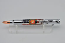Load image into Gallery viewer, Bolt Action Rifle Pen, U.S. Marine Corp. Patriotic U.S. Flag