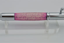 Load image into Gallery viewer, 2nd Amendment PINK Bolt Action Rifle Patriotic Handmade Free Shipping