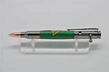 Load image into Gallery viewer, DELTA FORCE Bolt Action Inlaid Wood Handmade Pen Ballpoint ACE