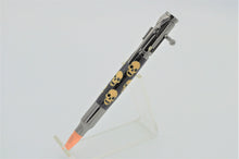 Load image into Gallery viewer, SKULLS Inlaid Wood Pen Bolt Action Wood Ballpoint