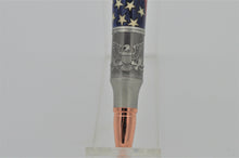 Load image into Gallery viewer, EAGLE FLAG Pen Bolt Action Wood Hand Inlaid US American Patriotic Ballpoint