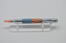 Load image into Gallery viewer, Pen Bolt Action Wood Hand Inlaid US American 50 Star Patriotic Ballpoint Rifle Scope
