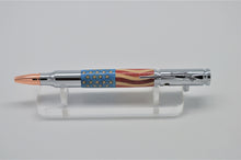 Load image into Gallery viewer, Pen Bolt Action Wood Hand Inlaid US American 50 Star Patriotic Ballpoint Rifle Scope
