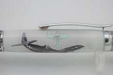 Load image into Gallery viewer, P 47 Thunderbolt Relic Memorabilia Pen - WWII Actual P-47 Material Embedded, Certified LIMITED RARE