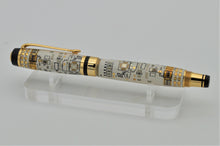 Load image into Gallery viewer, White Fountain PCB Computer Printed Circuit Board Ink Pen White Circuit Board Handmade Flat Top Elite 2