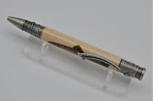 Load image into Gallery viewer, Cutthroat Trout Inlaid Wood Ballpoint Pen, Antique Nickel, Fly Fishing Design