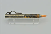 Load image into Gallery viewer, Lever Action Pen Winchester Model 1894 Rifle Pen Buckeye Burl Antique Nickel Ballpoint