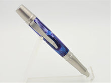Load image into Gallery viewer, STAINLESS STEEL BALLPOINT PEN, DIAMOND CAST GEM QUALITY DIAMONDS, U.S.A. Made Metal Components, Ballpoint