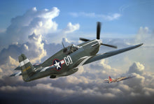 Load image into Gallery viewer, P-51B MUSTANG Ballpoint Pen, Handmade, Lt. William Lacey, With Authentic Aircraft Fragment From This WWII Aircraft