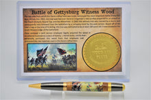 Load image into Gallery viewer, Gettysburg Battle Witness Wood Pen, Limited Edition
