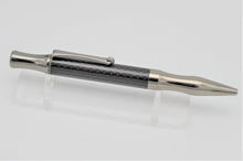 Load image into Gallery viewer, Carbon Fiber Ballpoint Pen Gun Metal Components
