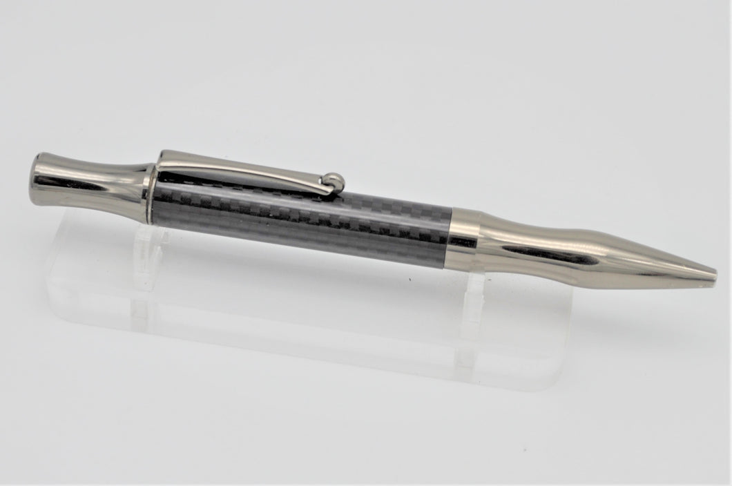 Carbon Fiber Ballpoint Pen Gun Metal Components