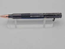 Load image into Gallery viewer, Thin Blue Line Police Bolt Action Rifle Pen Rustic Flag, Law Enforcement Police Sheriff
