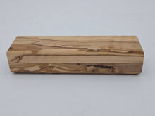 Load image into Gallery viewer, Figured Olivewood Pen Display Presentation Box for Thin to Medium pens
