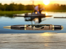 Load image into Gallery viewer, Large Mouth Bass Wood Inlay Ballpoint Pen Handmade (Copy)
