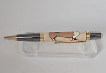 Load image into Gallery viewer, Corgi Dog Wood Inlay Handmade Custom Ballpoint Pen
