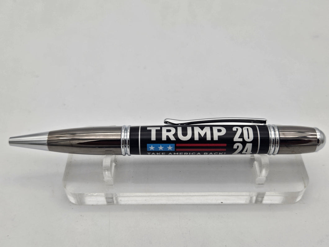 DONALD TRUMP PRESIDENT CAMPAIGN Custom Pen, 2024 TAKE AMERICA BACK 2024! Handmade Ballpoint