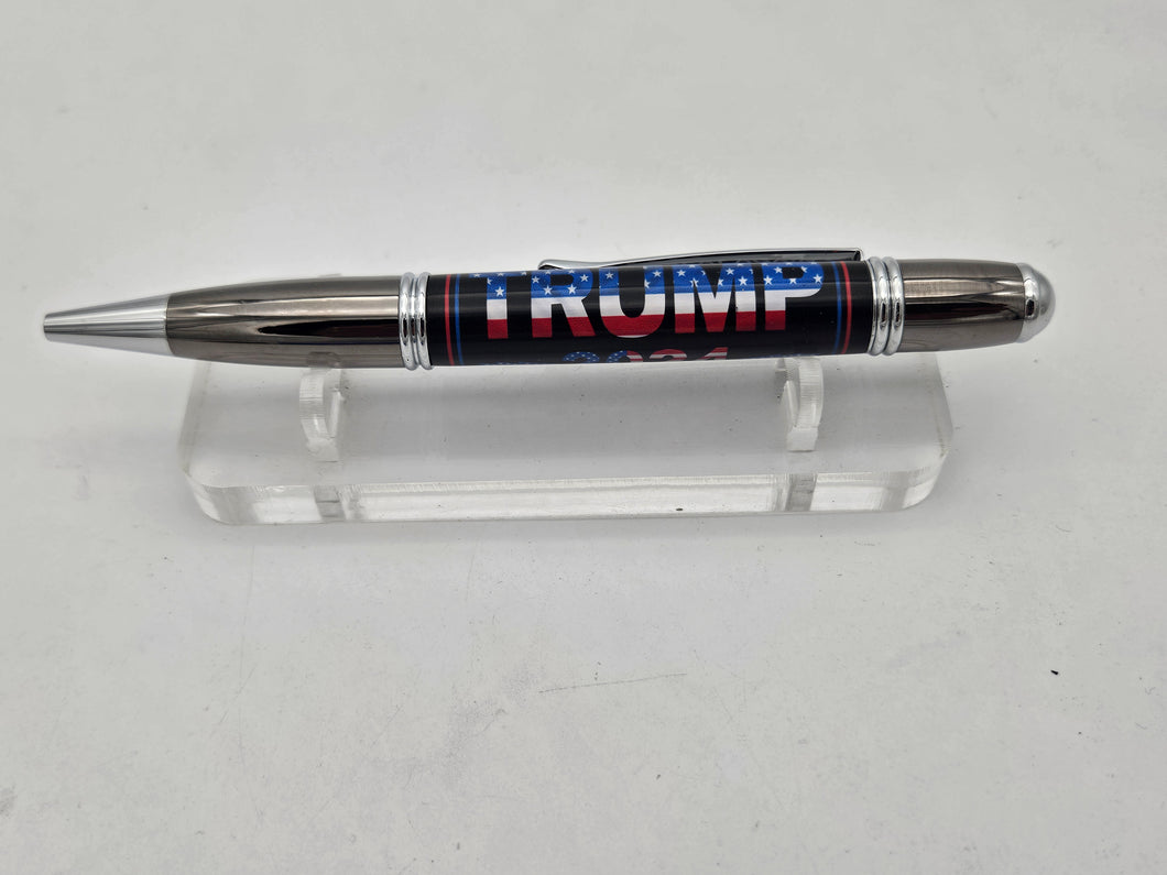 DONALD TRUMP PRESIDENT CAMPAIGN Custom Pen, 2024 MAKE AMERICA GREAT AGAIN! Handmade Ballpoint